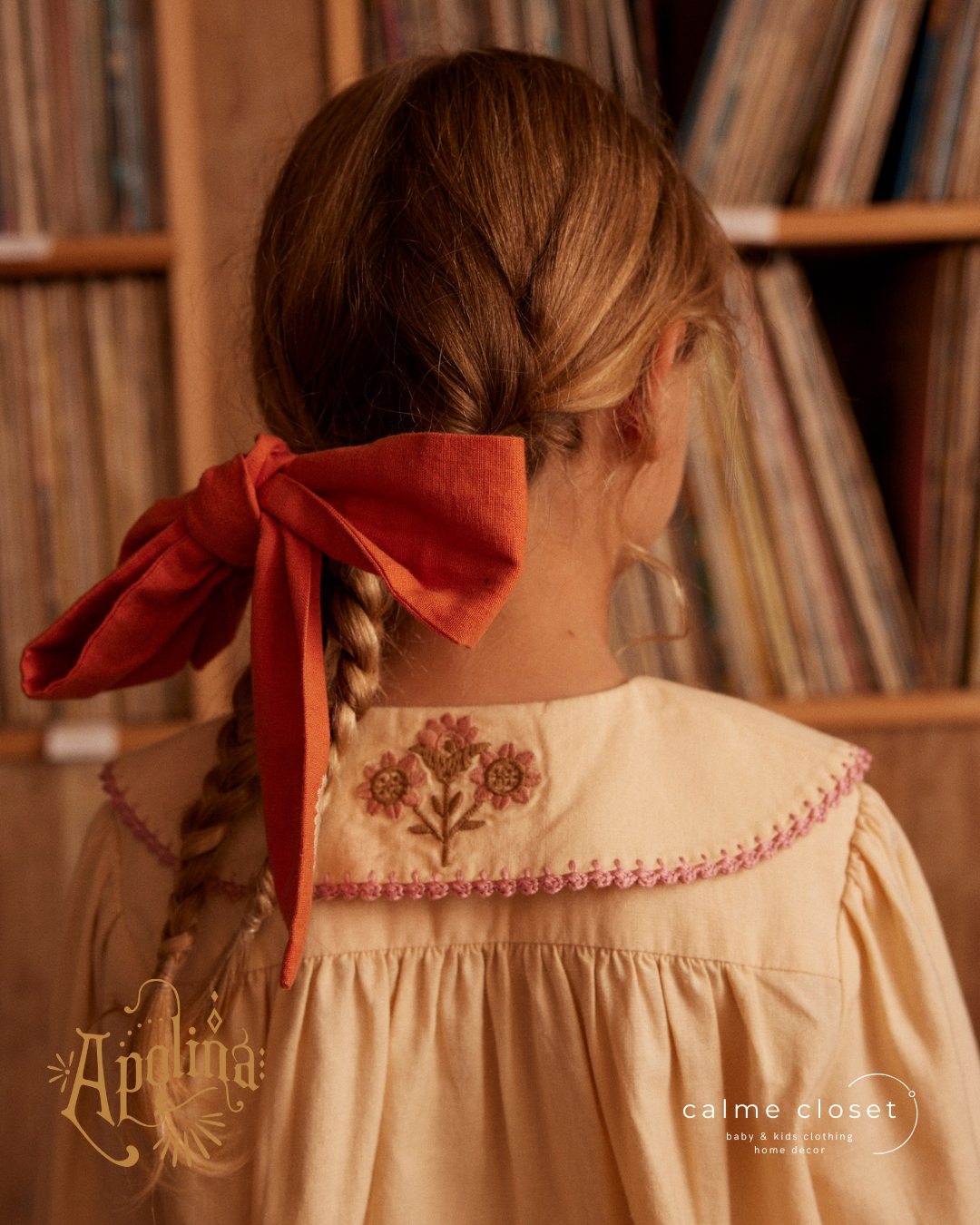 Apolina アポリナ ワンピース 9 11 刺繍 Apolina アポリナ ワンピース 9 11 刺繍 Apolina アポリナ